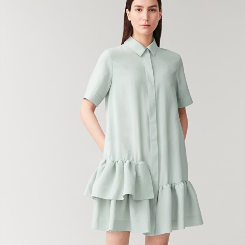 COS mint dress